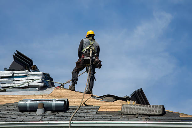 Professional Gutter Installation technician working in Cashion, AZ